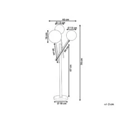 Beliani Tafellamp TAMESI - Goud Glas -Uitgebreide Kwaliteitswinkel Voor Thuis 0c7eb8989ea24ef9a13489106a2a60fd