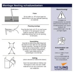 Nesling Coolfit 3.6x3.6x3.6m Navy Blauw 7 Nesling Coolfit 3.6x3.6x3.6m Navy Blauw -Uitgebreide Kwaliteitswinkel Voor Thuis 1000006858 0111