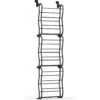 O'DADDY® Hangend Schoenenrek - Opdek En Stompe Deur - 20x51x182 Zwart