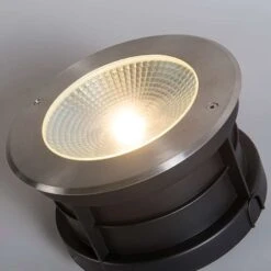 QAZQA Moderne Grondspot Aluminium Incl. LED 20W - Bridge -Uitgebreide Kwaliteitswinkel Voor Thuis 1000014974 0102