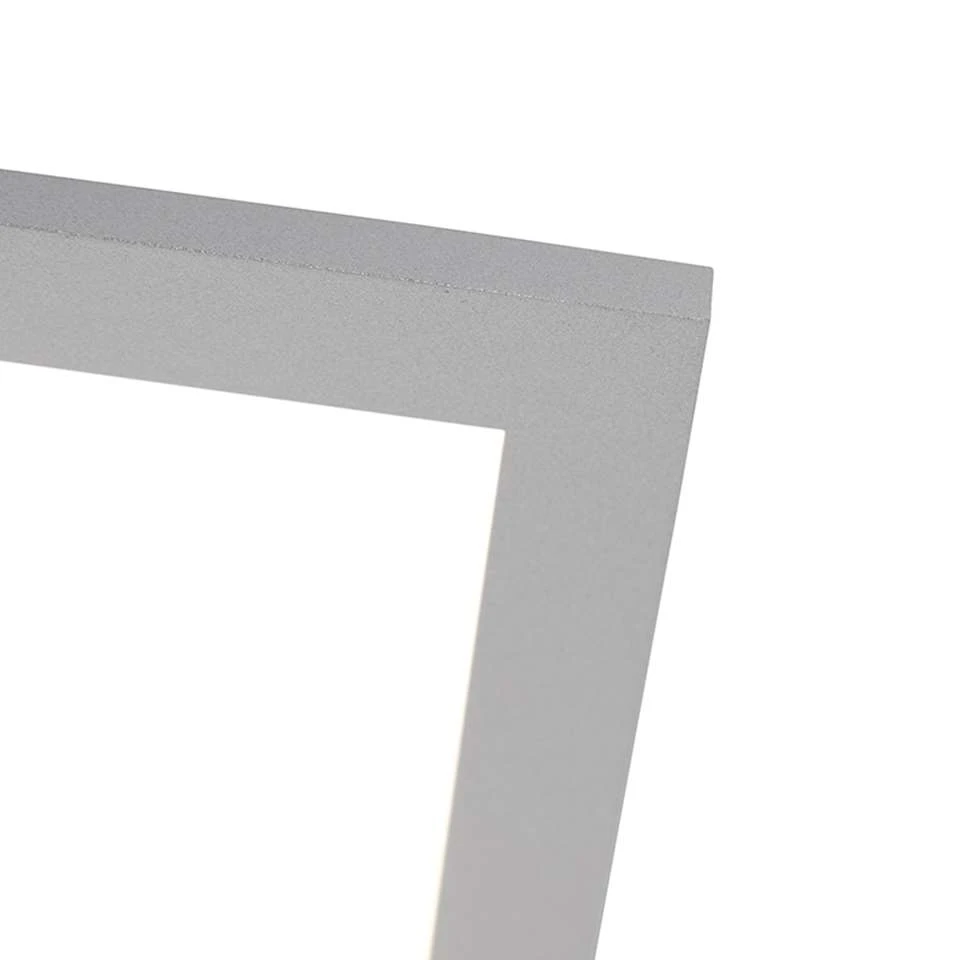 QAZQA Moderne Plafondlamp Staal Incl. LED 80 Cm - Liv 4 QAZQA Moderne Plafondlamp Staal Incl. LED 80 Cm - Liv - Afbeelding 4