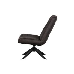 WOOOD Skyler Draaifauteuil - Kunstleer - Zwart - 94x67x85 -Uitgebreide Kwaliteitswinkel Voor Thuis 1000031095 0103