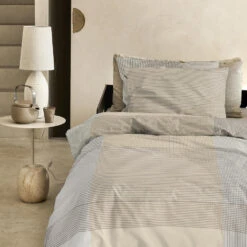 Damai Dekbedovertrek Base - Katoen - 140x200/220 Cm - Beige -Uitgebreide Kwaliteitswinkel Voor Thuis 1000035112 0102