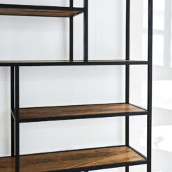 Industriële Boekenkast Sparrow Mangohout 120x188 35x120x188 Cm Mangohout -Uitgebreide Kwaliteitswinkel Voor Thuis 1000042303 0103