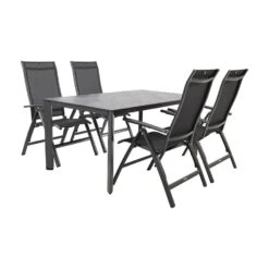 Kettler Edge/Legato 160 Cm. Tuinset - 5-delig Verstelbaar