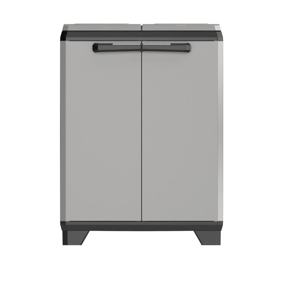 Keter Split Premium Recycling Kliko - Vuilbakken Buiten - 2x110L 1 Keter Split Premium Recycling Kliko - Vuilbakken Buiten - 2x110L