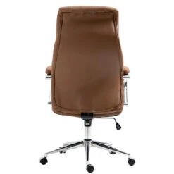 Clp Bureaustoel Wigan Leder Licht Bruin -Uitgebreide Kwaliteitswinkel Voor Thuis 1000059670 0103