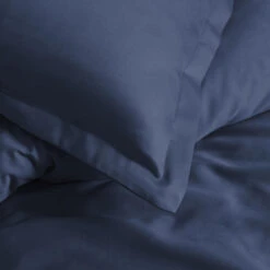 Cinderella Sundays - Dekbedovertrek - Satijn - 140x200/220 Cm - Navy -Uitgebreide Kwaliteitswinkel Voor Thuis 1000071943 0102