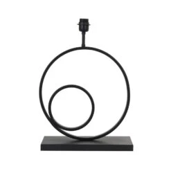 Uitgebreide Kwaliteitswinkel Voor Thuis 31 Lampvoet Omega - Zwart - 39,5x18,5x47 Cm