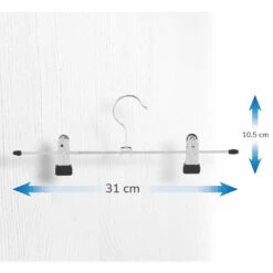 ACAZA Set Van 30 Broekhangers Met Knijpers Voor Heren Of Dames -Uitgebreide Kwaliteitswinkel Voor Thuis 1000074000 0103
