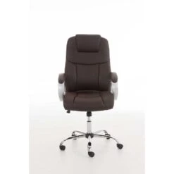 Clp Bureaustoel XL Apoll Kunstleder Bruin -Uitgebreide Kwaliteitswinkel Voor Thuis 1000082855 0102