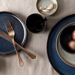 Dutch Rose Sapphire Bord 21.5 Grijs -Uitgebreide Kwaliteitswinkel Voor Thuis 1000087945 0102