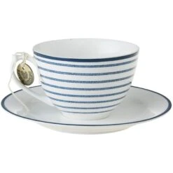 Laura Ashley Kop En Schotel Candy Stripe 26 Cl. -Uitgebreide Kwaliteitswinkel Voor Thuis 1000093087 0102