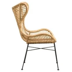 Fauteuil Jasmine - Rotan/metaal - Naturel -Uitgebreide Kwaliteitswinkel Voor Thuis 10207005 8000