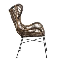 Fauteuil Jasmine - Rotan/metaal - Bruin -Uitgebreide Kwaliteitswinkel Voor Thuis 10207008 8000