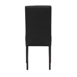 Eetkamerstoel Serge - Kunstleder - Zwart -Uitgebreide Kwaliteitswinkel Voor Thuis 10302260 0900