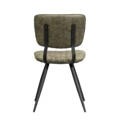 Eetkamerstoel Brim - Stof - Olijfgroen -Uitgebreide Kwaliteitswinkel Voor Thuis 10302514 0900
