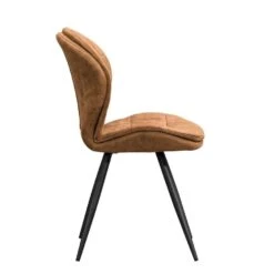 Eetkamerstoel Lenn - Stof - Cognackleur -Uitgebreide Kwaliteitswinkel Voor Thuis 10302530 8000