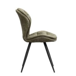 Eetkamerstoel Lenn - Stof - Olijfgroen -Uitgebreide Kwaliteitswinkel Voor Thuis 10302534 8000