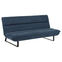 Slaapbank Adelaide - Donker Blauw - 91x200x124 Cm -Uitgebreide Kwaliteitswinkel Voor Thuis 12600430 0302