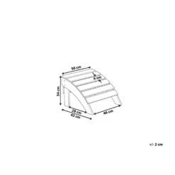 Beliani Voetenbankje ADIRONDACK - Grijs Kunsthout -Uitgebreide Kwaliteitswinkel Voor Thuis 1cb65d89849d4e14a3c2ea8858ffd361