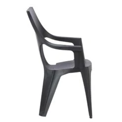 Keter - Stapelstoel Dante Hoge Rug - Donkergrijs - 89x57x57 Cm 7 Keter - Stapelstoel Dante Hoge Rug - Donkergrijs - 89x57x57 Cm -Uitgebreide Kwaliteitswinkel Voor Thuis 50100437 8000