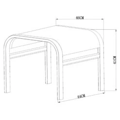 Le Sud Voetenbankje Cannes - Mat Grijs -Uitgebreide Kwaliteitswinkel Voor Thuis 50155486 9100