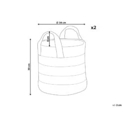 Beliani Mand GEREDE - Beige Jute -Uitgebreide Kwaliteitswinkel Voor Thuis 51959e8c9e514809b0e15bcf0a6a6323