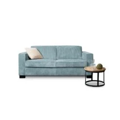 Bank Stuttgart 3-zits - Ribcord - Ijsblauw -Uitgebreide Kwaliteitswinkel Voor Thuis 81003139 4000