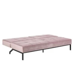 Slaapbank Linz - Velvet Roze -Uitgebreide Kwaliteitswinkel Voor Thuis 81020378 0400
