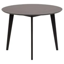 Eetkamertafel Roxy - Zwart - 76xØ105 Cm -Uitgebreide Kwaliteitswinkel Voor Thuis 81026496 0300