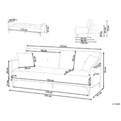Beliani Driezitsbank - LUCAN Roze Fluweel -Uitgebreide Kwaliteitswinkel Voor Thuis da346fc82e324e649c3b5d4b31576ae9