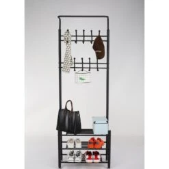 O'DADDY® Kapstok Staand - Schoenenrek - 18 Haken - 66x30x190cm - Zwart 6 O'DADDY® Kapstok Staand - Schoenenrek - 18 Haken - 66x30x190cm - Zwart -Uitgebreide Kwaliteitswinkel Voor Thuis db877b99e4f5496b8b5226bbb727ea20